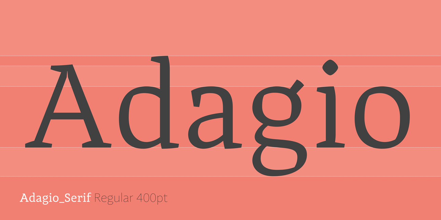 Adagio Serif